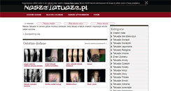 Desktop Screenshot of naszetatuaze.pl